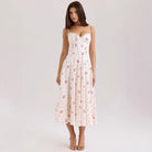 White Background Pink Small Pattern