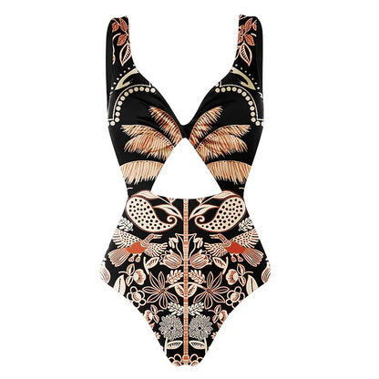Traje de baño de una pieza adelgazante sexy de primavera para mujer