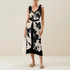 Two Piece Set One Piece Gauze Skirt Swimsuit Multi Color Printing Conservative Sunscreen Swimsuit