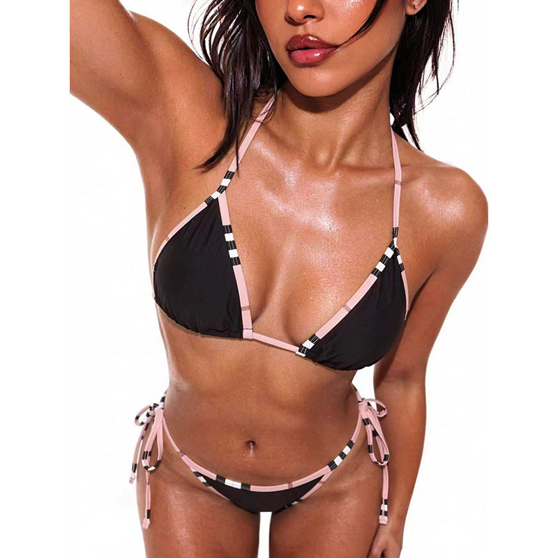 Color Matching Split Swimsuit Women Three Point Sexy Bikini Beach Swimsuit Bikini Alina