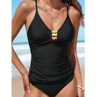 Swimwear Split Solid Color Sexy Suspenders Backless Women Swimsuit BALANCE