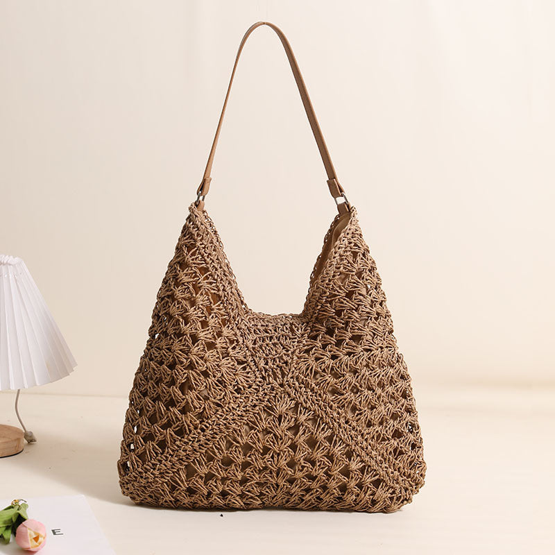 Shaped Grandma Plaid Pure Coffee