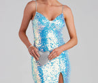 Summer Sequin Split Sling Wedding Bridesmaid Dress Women Evening Dress RayWin