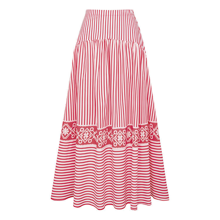 Bold Stripes Long Dress