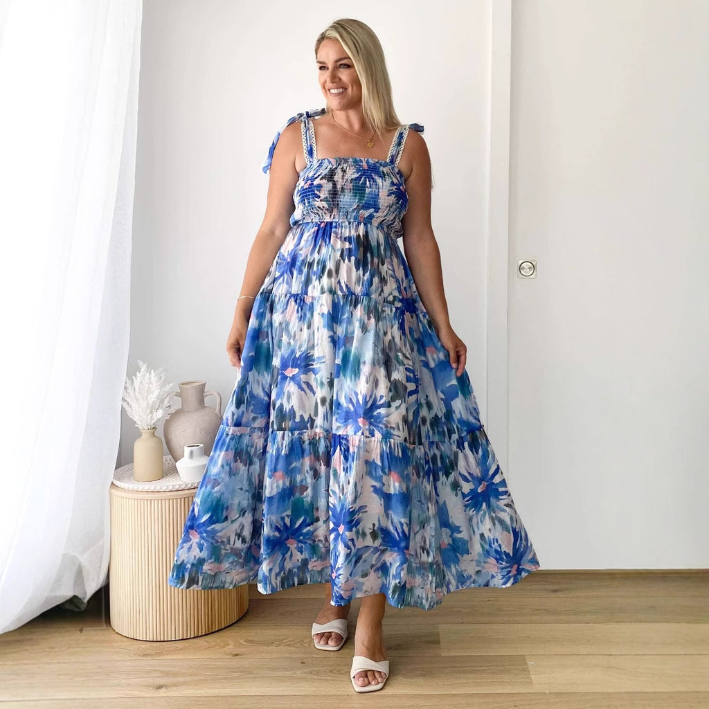White Background with Blue Print