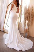 Summer Dress Slim Fit Slimming Slit Cocktail Evening Dress Trailing HillFox