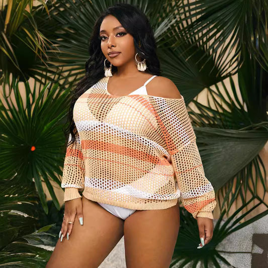 Suéter de verano con recortes, blusa sin espalda, ropa de verano para mujer, suéter tipo pulóver