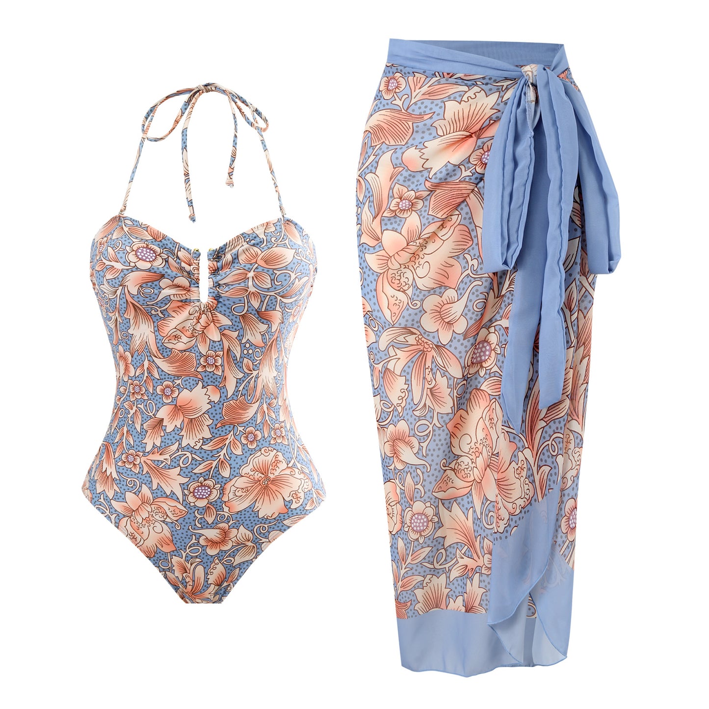 Traje de baño de una pieza para mujer, sexy, retro, con estampado, que cubre el vientre, adelgazante, para vacaciones