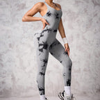 Tie-Dyed Black and Gray