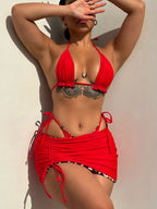Bikini Double Three Piece Set Swimsuit Sexy Bikini Swimsuit Women Swimsuit Double Sided Wear Bikini CHENS