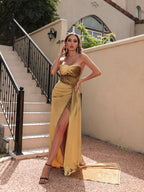 Spring Summer Women Clothing Korean Velvet Tube Top Sexy Evening Dress OUSHIMAI