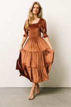 Spring Summer Gold Velvet Square Collar Ruffles High Waist Tight Office Dress DREAMCHIN