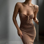 Summer Beach Dress Women Solid Color Sexy Knitted Beach Bikini Swimsuit Blouse Sun Protective Clothing Mangar