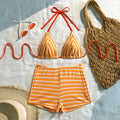 Yellow Striped Bikini