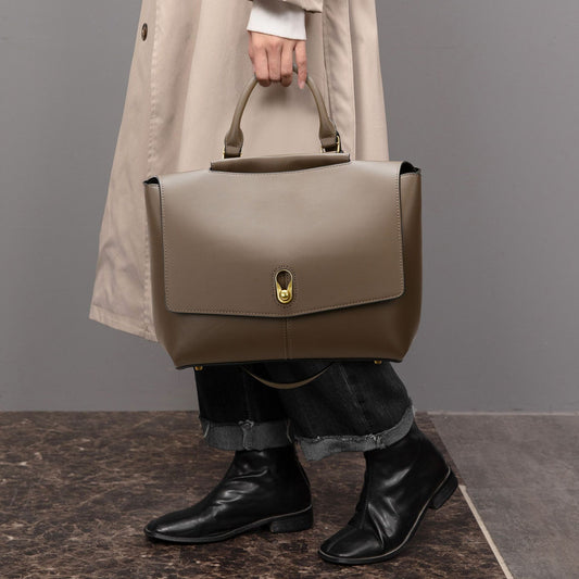 Bolso de mano para mujer, de alta calidad, para oficina, de mano, de gran capacidad 