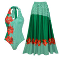 Halterneck Skirt Sub-Suit