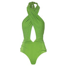 Green Halter Swimsuit