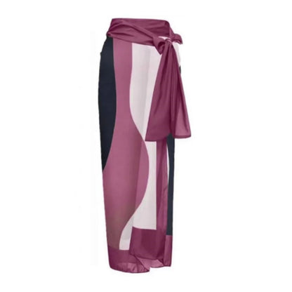 Rouge Gauze Skirt