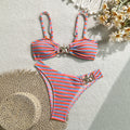 Red Stripe Bikini