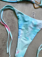 Floral Print Love Accessories Bikini Set Low Waist Lace up Biquini Amber