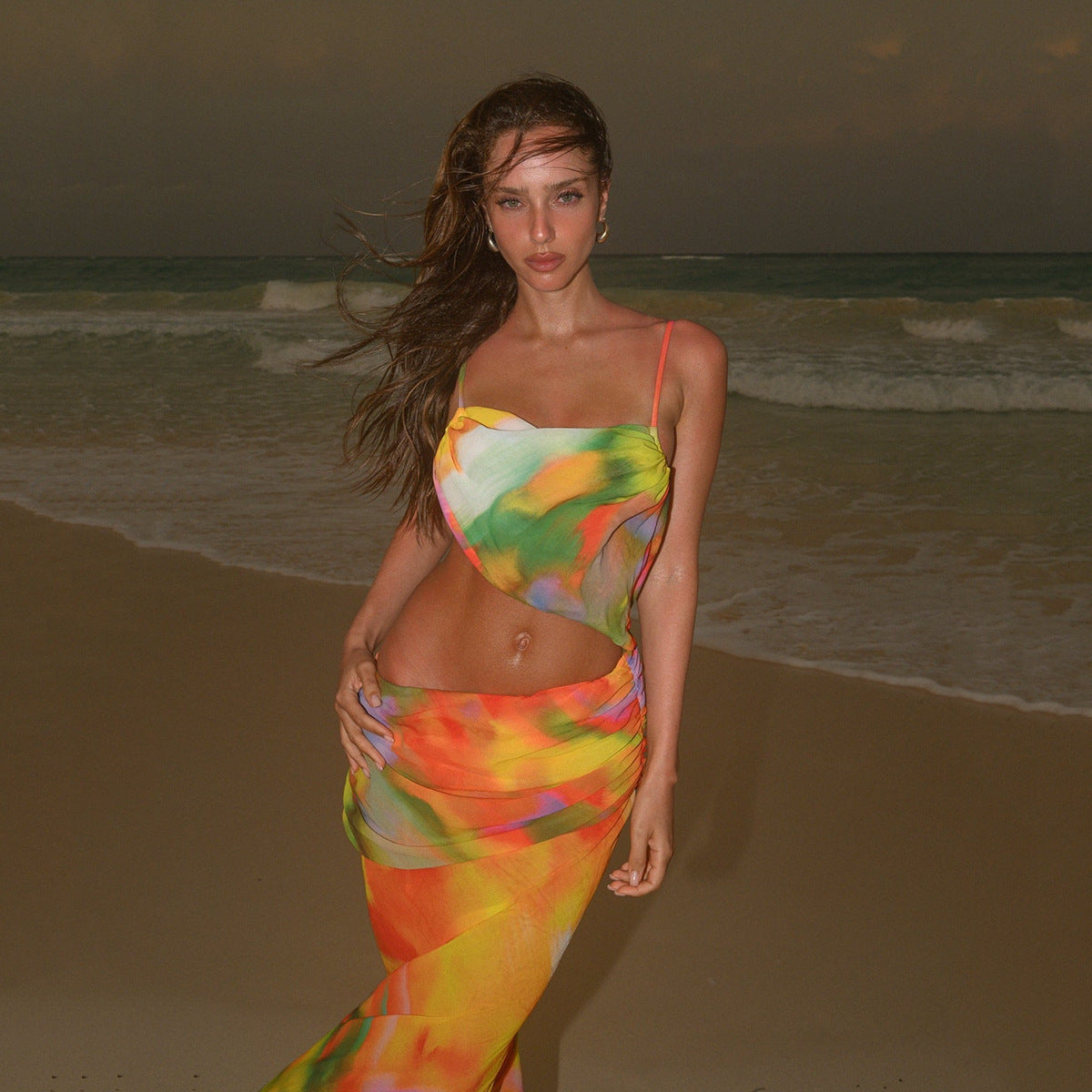 Bikini Bikini Women Swimsuit Swimsuit Printed Beach Dress Maxidress Ellie