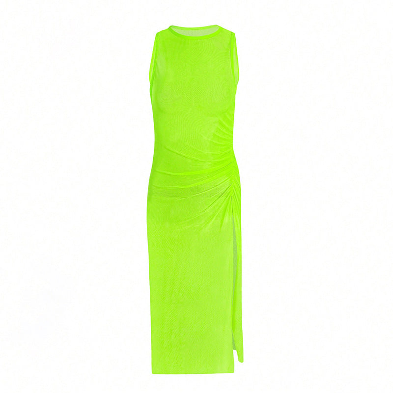 Fluorescent Green Blouse