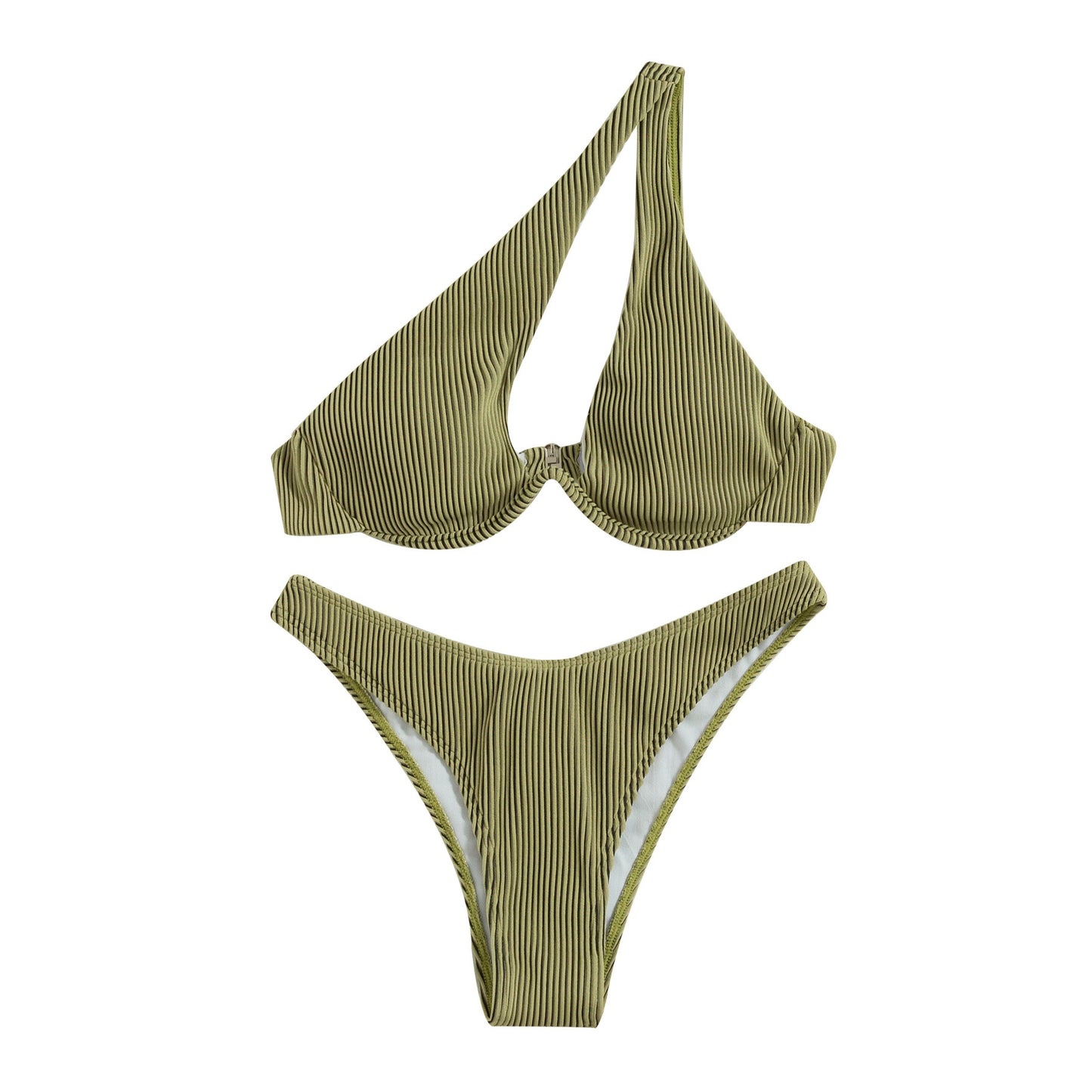 Traje de baño para mujer, traje de baño dividido, traje de baño de dos piezas, bikini sexy, traje de baño de verano texturizado
