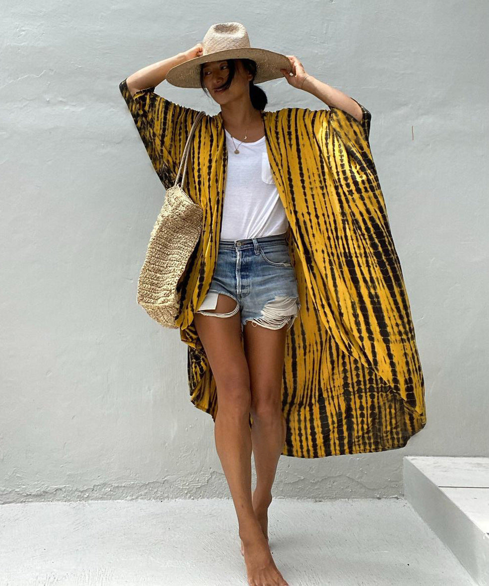Yellow and Black Dyed