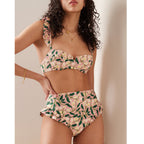 Three Piece Set Bikini Sexy Bikini Split Swimsuit Women Chiffon Dress Swimsuit Outfit BeautyLady