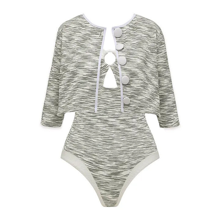 Gray One-Piece Suit