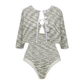 Gray One-Piece Suit