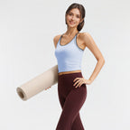Seamless Seamless Weaving Sports Underwear with Cup Wear Free Bra Yoga Vest Pilates Workout Bra Ruiesf