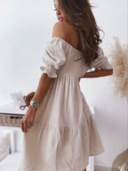 Summer Backless off-Shoulder HOOYO