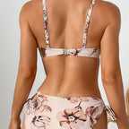 Traje de baño de mujer Fission con bolsa rígida y sin espalda, traje de baño sexy para mujer