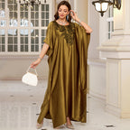 Rayon Embroidery Holiday Loose Maxi Dress Beach Jacket Maxi Dress Bikini Cover EvenStar