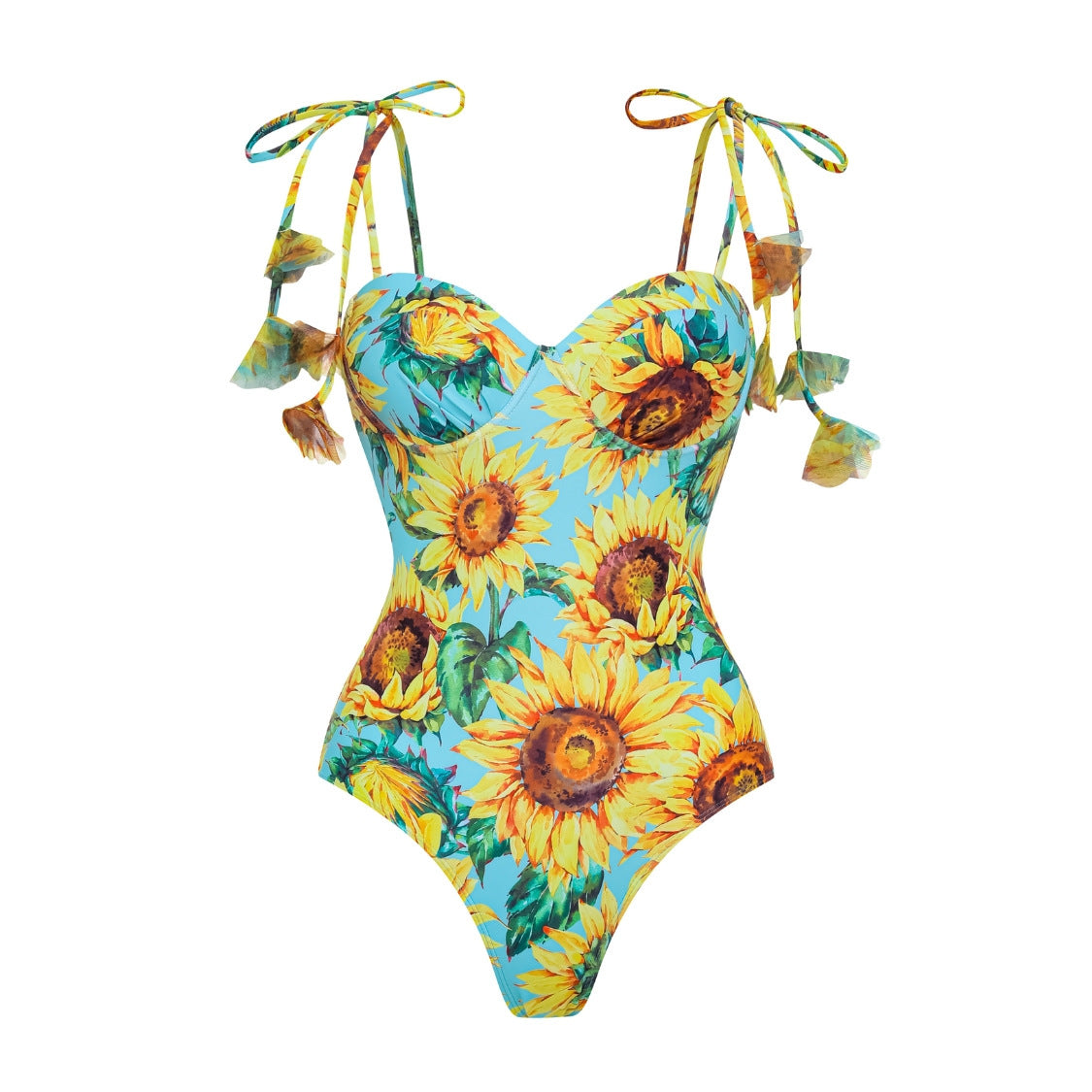 Lace-up Swimsuit