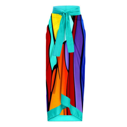 Graffiti Avatar Gauze Skirt