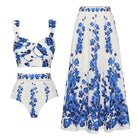 Split Swimsuit Long Skirt