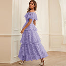 Maxi Dress High Waist off Neck Slim Elegant Dress MIYA
