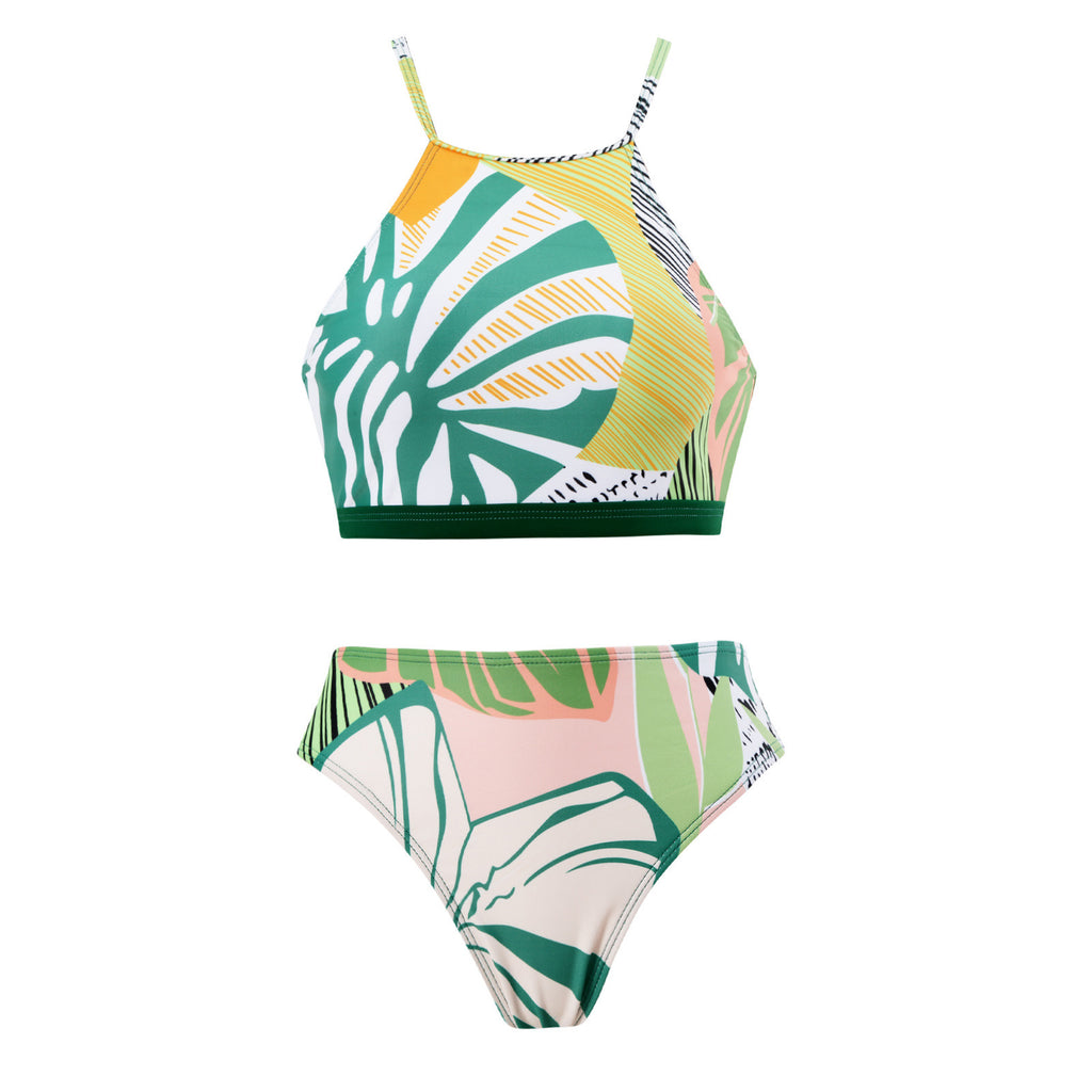 Maillot de bain une pièce rétro pour femmes, jupe fine couvrant le ventre, ensemble jupe de plage à pompons printaniers