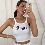 Women Clothing Angel Short Slim Fit Camisole OSHYA