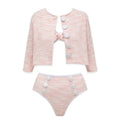 Pink Split Suit