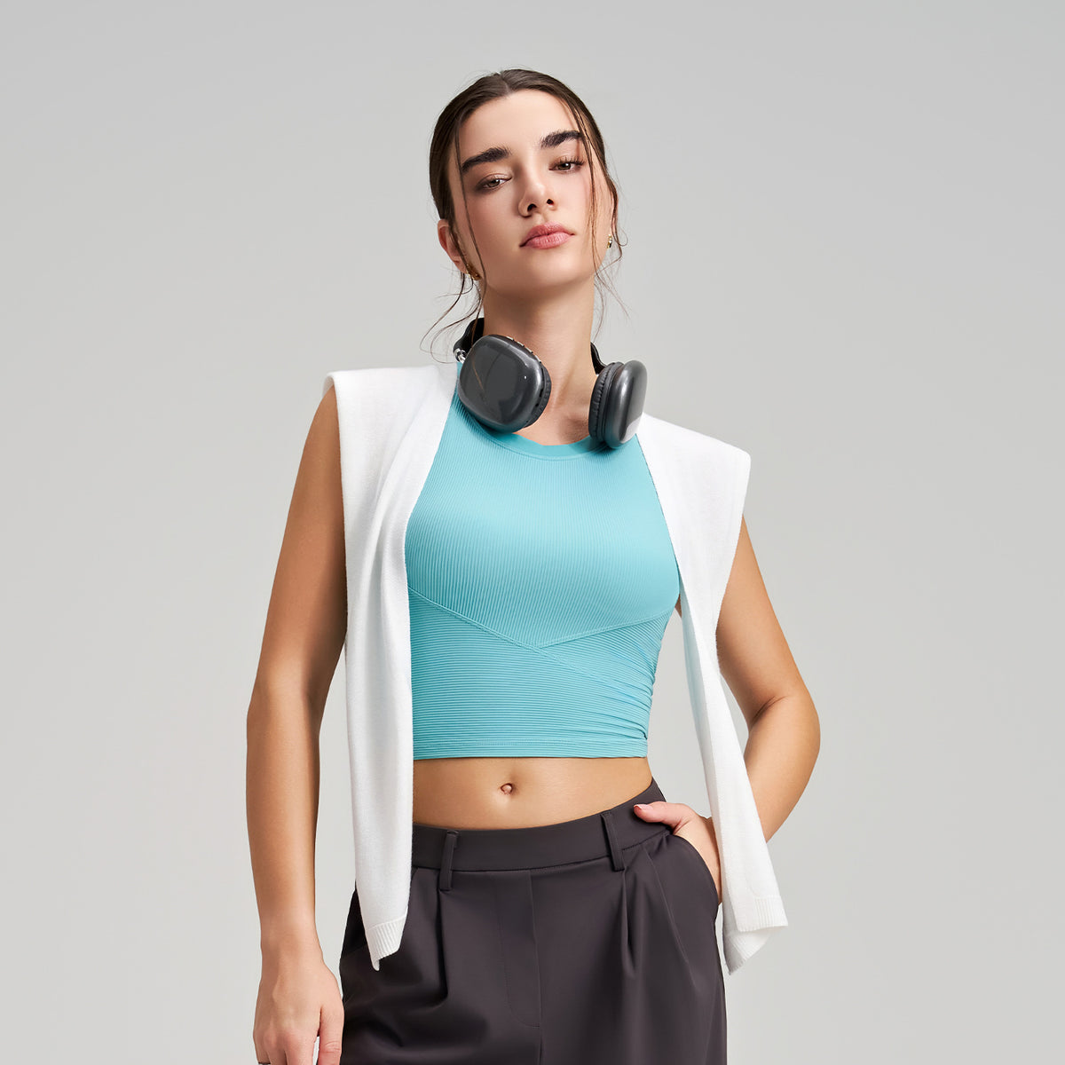 Fixed Cup Sports Vest Quick Drying Women Outer Wear Thread Fitness Sports Bra I Shaped Beauty Back Yoga Underwear Ruiesf
