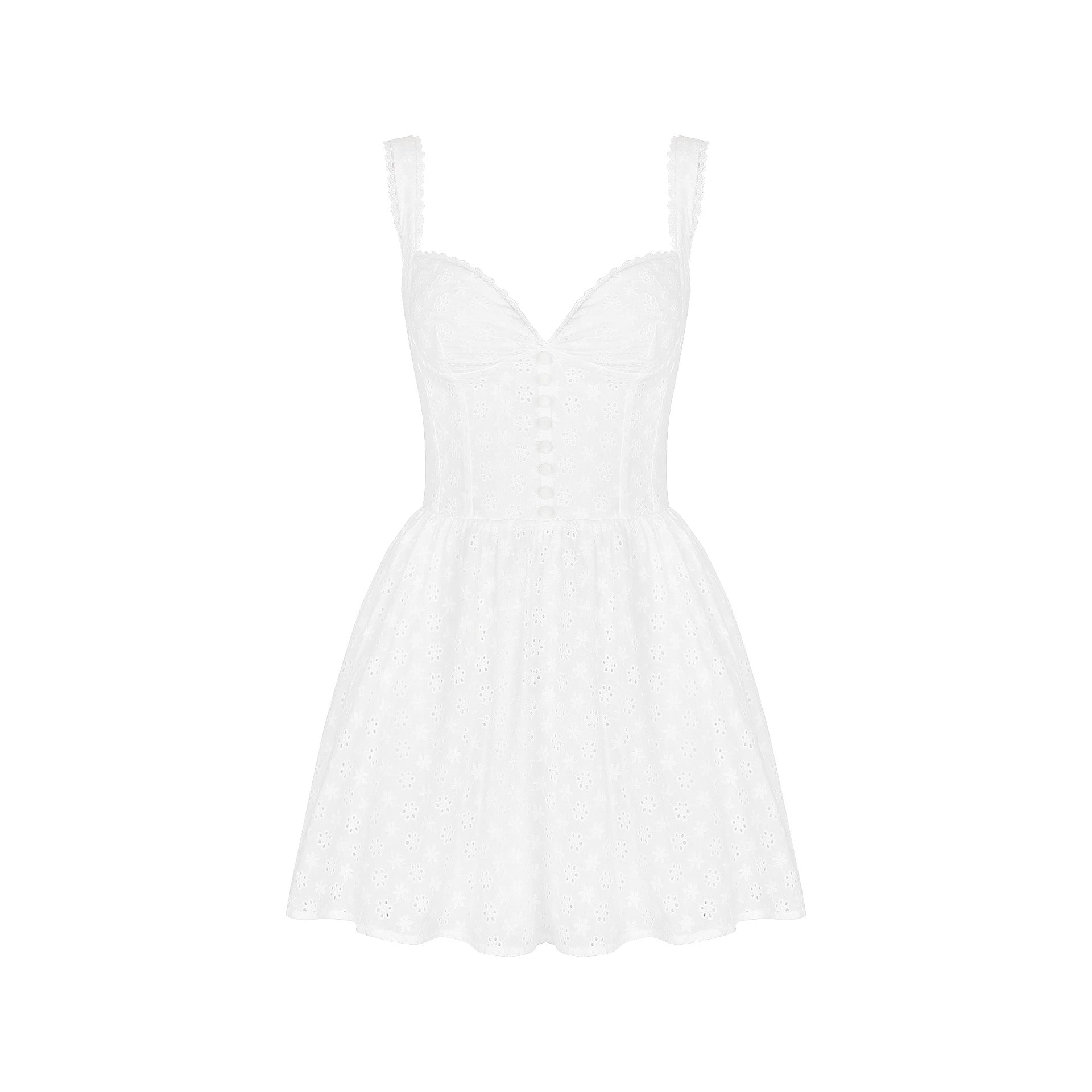 Dress Sexy V neck Lace Strap Dress Sexy White with Printed Pattern Sexy Women Clothing REBECCA