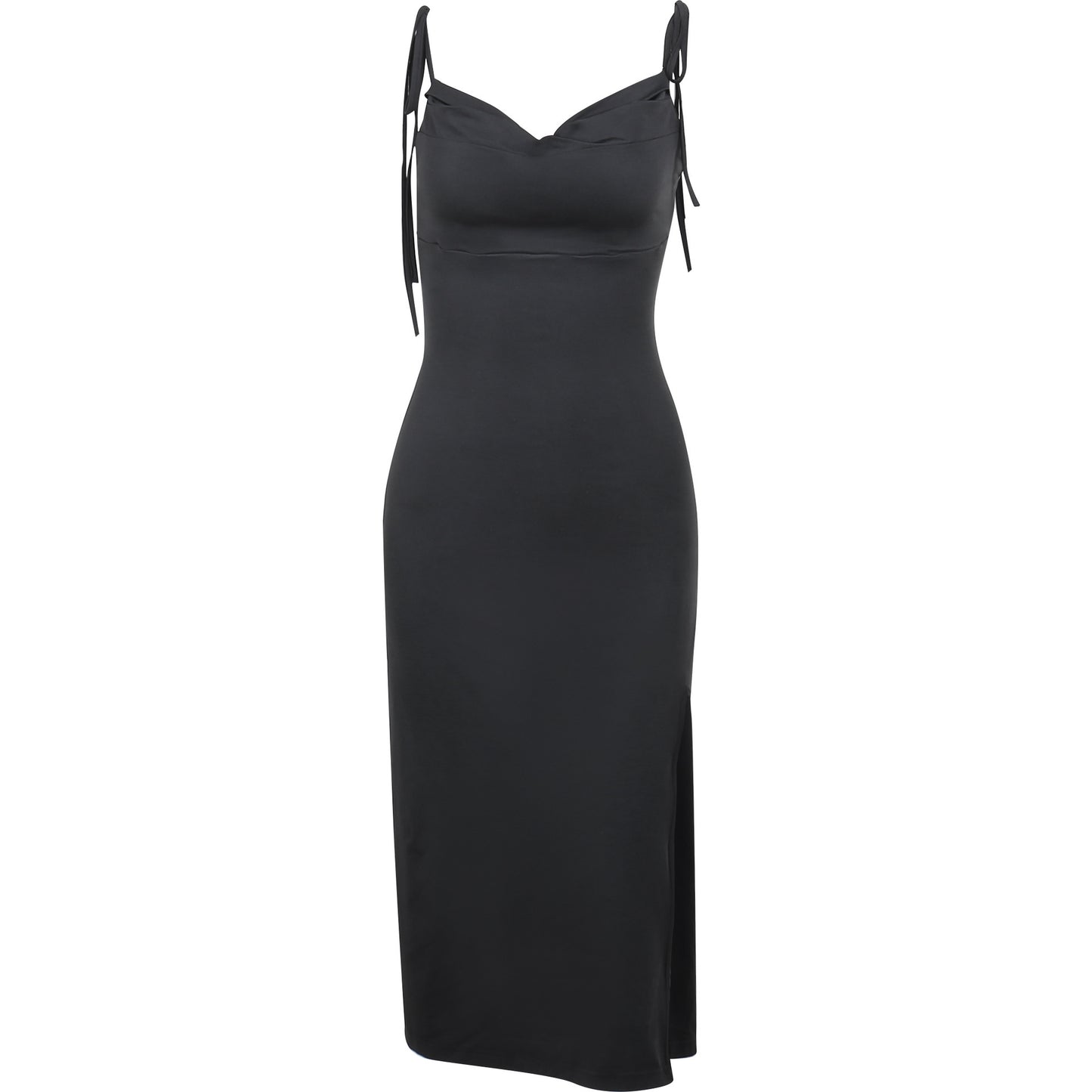 Sling Pockets Collar Sexy Split Vacation Elegant Dress Summer Women Clothing