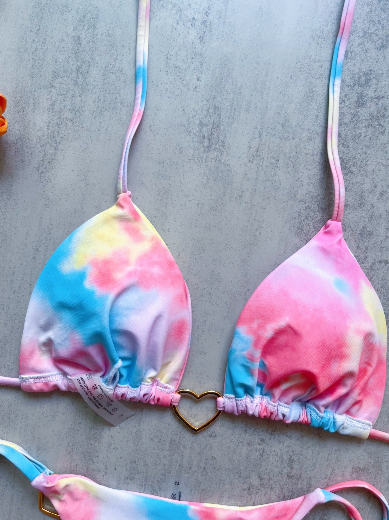 Floral Print Love Accessories Bikini Set Low Waist Lace up Biquini Amber