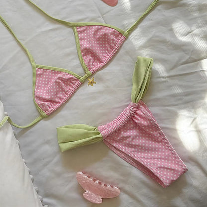 Pink Printing Bikini