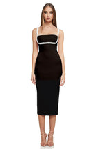 Women Clothing Ladies Sling Seam Pearl Knitted Bandage Contrast Color Backless Dress Party Wear Match Girlsdy
