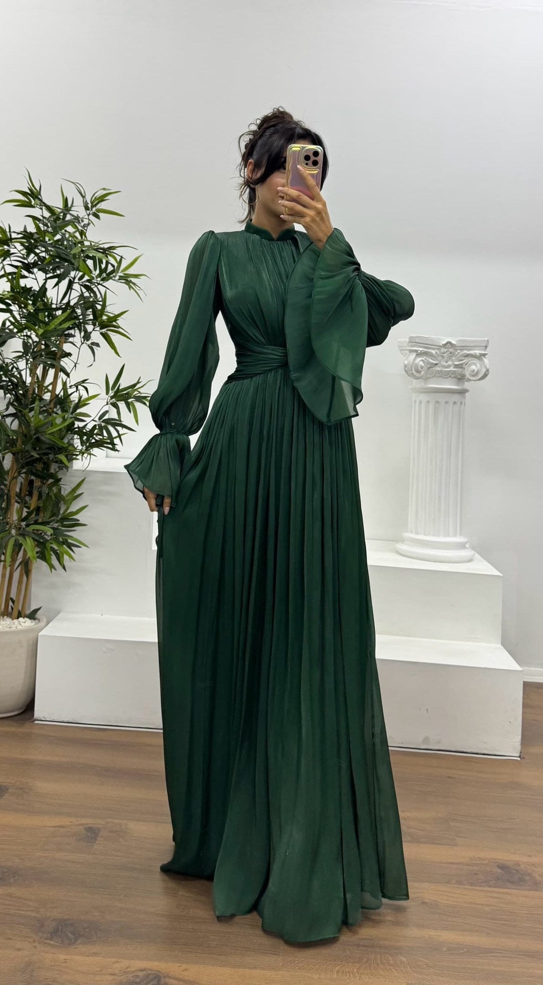 Peacock green