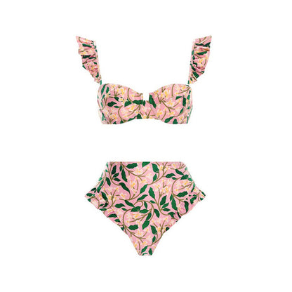 Pink Floral Bikini